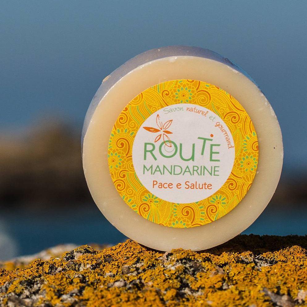 Savon au miel et à l'huile de noisette Route mandarine