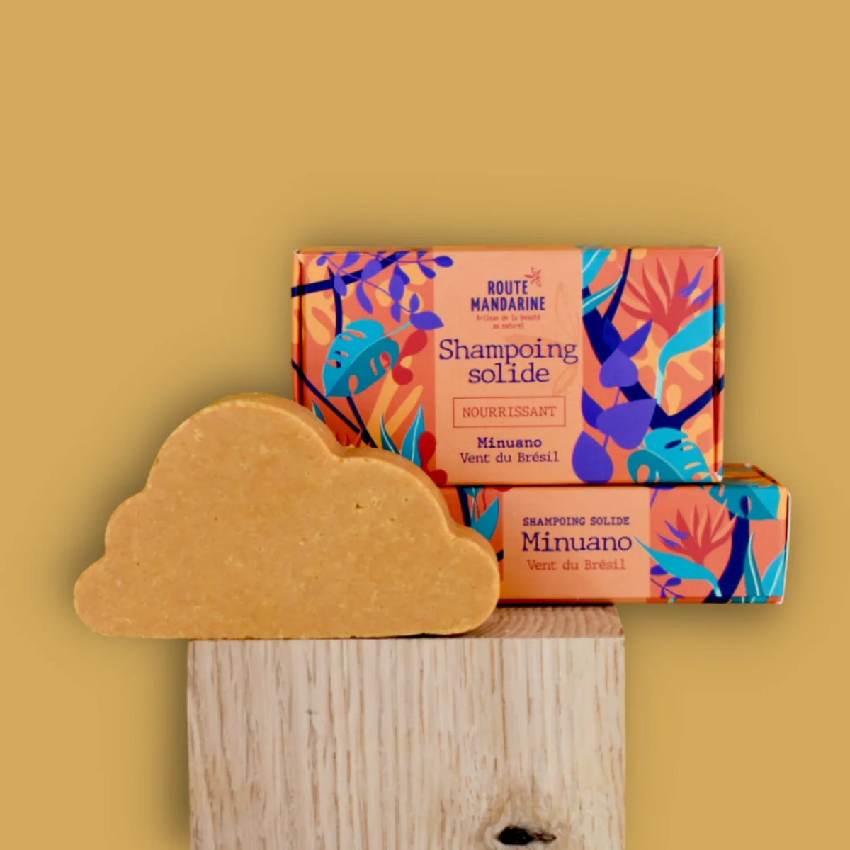Shampoing solide Minuano Route mandarine