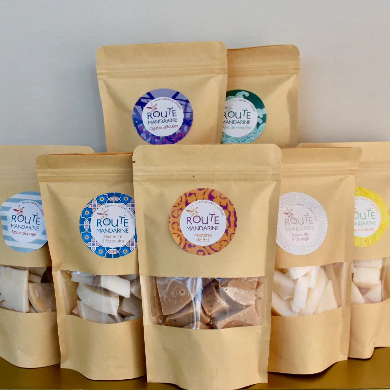 sachets recharge de chutes de savon Route Mandarine