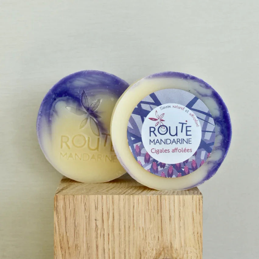 savon cigales affolées Route Mandarine