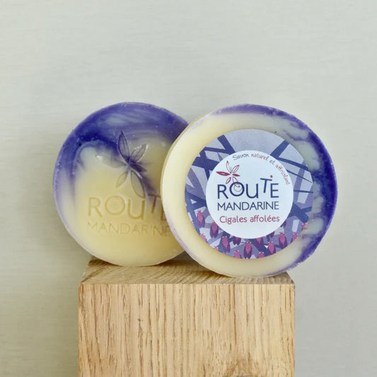 savon cigales affolées Route Mandarine